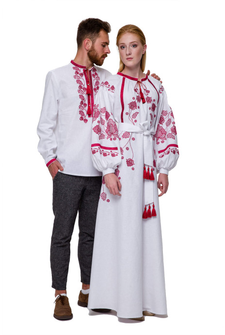 Отзыв о товаре Family vyshyvanka “Grym" and "Gromovytsya" claret 07/07/2018