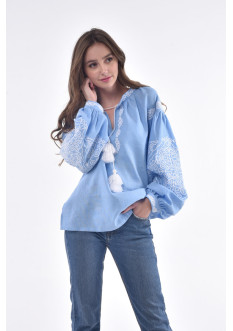 Shirt “Мorozets” light blue