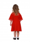 Dresses embroidered for Mom and Daughter “Vesnyanka” claret