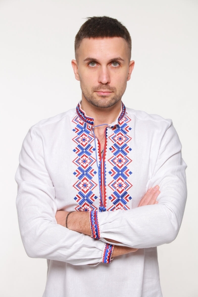 Вышиванка мужская “Ромбы Косач”