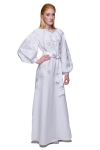 Embroidered dress Gromovytsya white