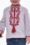 Vyshyvanka for boys " Thunder" claret