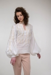 Embroidered blouse Strumivka white